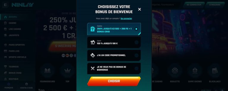 Ninlay Casino inscription