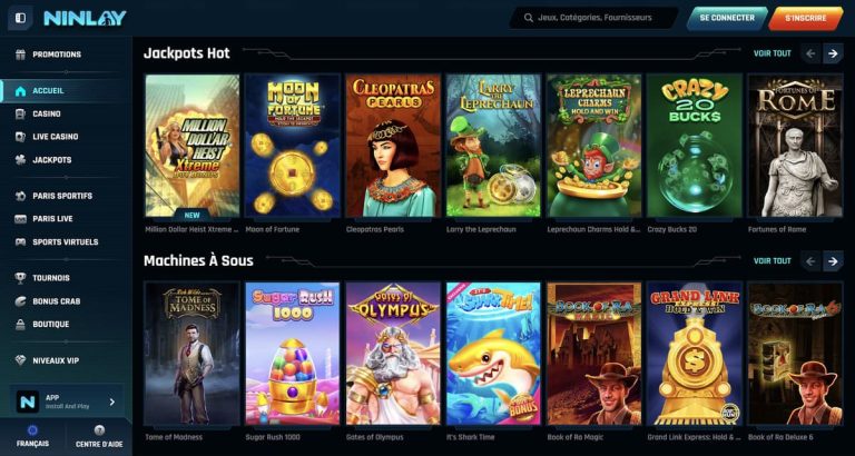 Ninlay Casino Jackpots