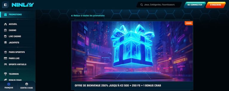 Ninlay Casino promotions